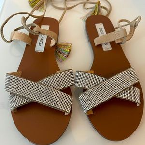 NWOB Steve Madden Rhinestone Sandals